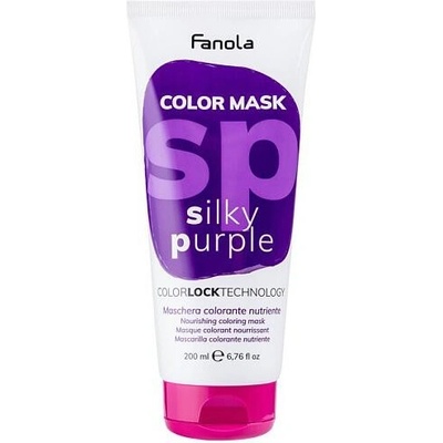 Fanola Color Mask barevné masky Silky Purple fialová 200 ml