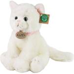 Rappa Плюшена играчка Rappa Еко приятели - Бяла котка, седяща, 25 cm (211056) - ozone