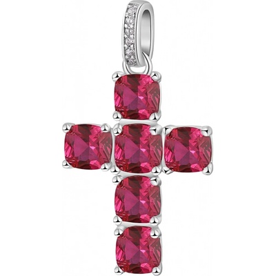 Brosway Strieborný prívesok so zirkónmi Fancy Passion Ruby FPR12