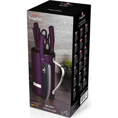 Berlingerhaus Purple Eclipse Collection BH 2584 sada nožů ve stojanu 7 ks