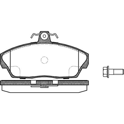 Sada brzdových platničiek kotúčovej brzdy REMSA 0337.10