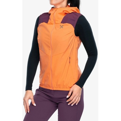 Montura Rise Hooded Vest melon/wine red