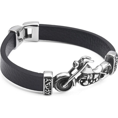 Gaira kožený náramek Moto 30856