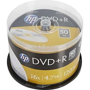 HP dre00026 празен dvd диск 4, 7 gb dvd+r 50 броя (hp1650+cake) (hp1650+cake)