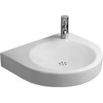 Duravit Architec - Умивалник без бариери, 58x52 см, без преливник, отвор за смесител отдясно, бял 0443580008 (0443580008)