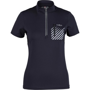 CMP Фланелка с къс ръкав за колоездене CMP Women's Breast Pocket T-Shirt Free Bike Cycling jersey - Antracite - размер 40 (EU) (156-2464-0714)