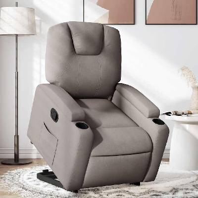 zahrada-XL 3204376 Zvedací polohovací taupe textil