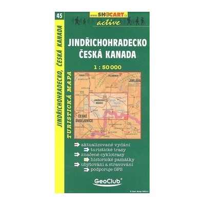 Jindřichohradecko Česká kanada 1:50000 tur. mapa