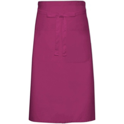 Link Kitchen Wear Kuchařská zástěra s kapsou X1000T Bordeaux 70x120cm