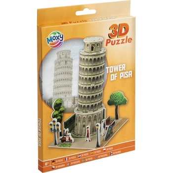 GRAFIX 3D puzzle Šikmá veža v Pise 21ks