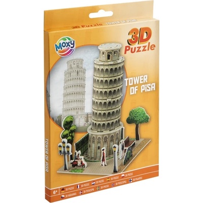 GRAFIX 3D puzzle Šikmá veža v Pise 21ks