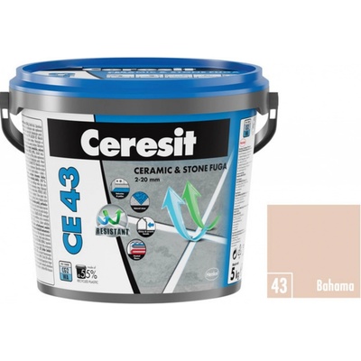 CERESIT CE 43 flex 43 bahama spárovací hmota 5 kg 1303087