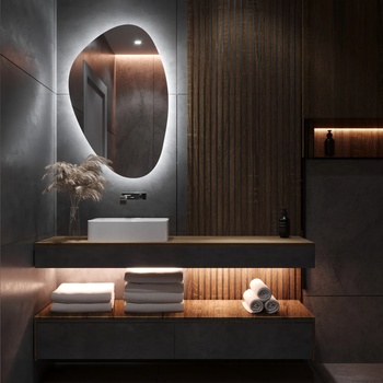 Daramio Атипични огледало с LED осветление G7 100x154 cm