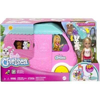 Barbie Chelsea 2 v 1 Karavan s panenkou – Zbozi.Blesk.cz