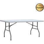 TopMebel Сгъваема маса за конференции - кетъринг Capri TopMebel с едно цяло покритие, цвят ледено бял, 183x76x74см