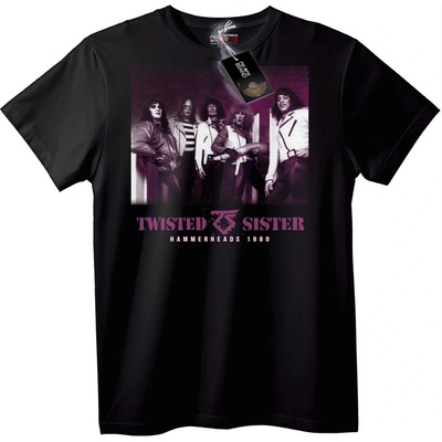 NOONEBRAND Тениска Twisted Sister Hammerheads 1980 - 2XL, Black