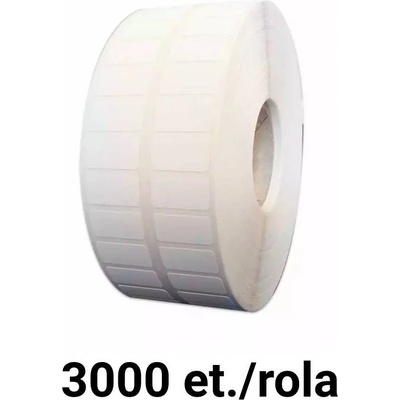ZINTA Ролка бели пластмасови етикети zinta 50х30мм, 3000 ет. /ролка (50x30x3000-bopp-alb)