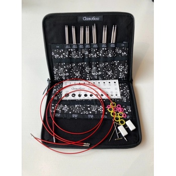 ChiaoGoo Set vyměnitelných jehlic Twist RED Lace Small 13Cm