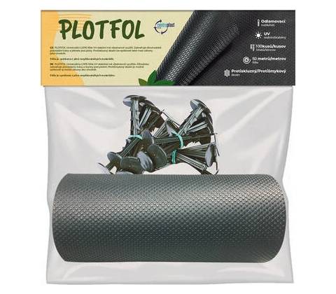 Fólie PLOTFOL; 50m; 100ks hřeb