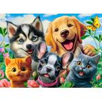 Castorland - Puzzle Pets Selfie - 40 - 99 piese