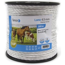 Fencee Lano pro elektrický ohradník průměr 4 5 mm 200 m bílé