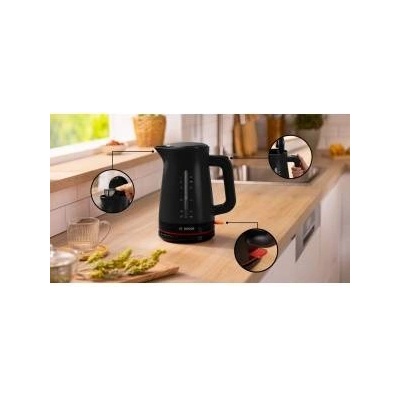 Bosch Kettle MyMoment black Schwarz (TWK3M123)