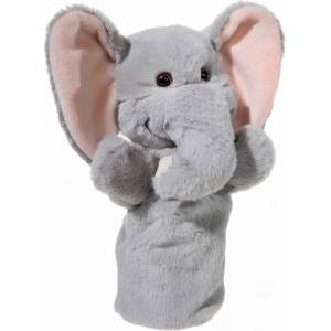 Heunec Кукла за театър Heunec - Слон с розови уши, 28 cm (394070) - ozone