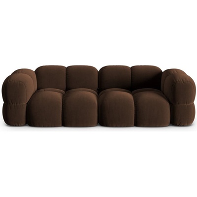 Cosmopolitan Design Тъмнокафяв кадифен диван 250 cm Loretto - Cosmopolitan Design (COS_4S_120_F1_LORETTO3)