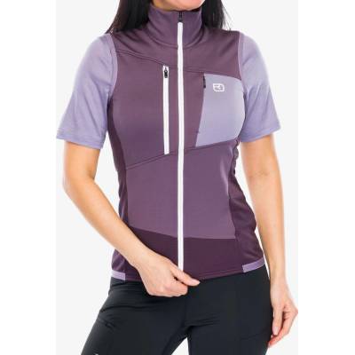Ortovox Fleece Grid Vest Women's Dark Wild Berry