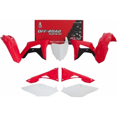 Rtech Sada plastů Honda OEM barvy červeno-bílo-černá 6 dílů vč. krytů vzduch filtru