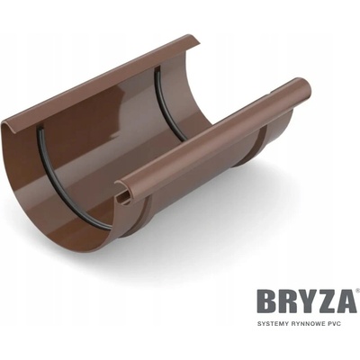 Bryza PVC spojka žlabu 150 mm RAL 8017 hnědá