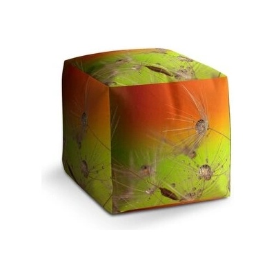 Sablio Taburet Cube Odkvetlé pampelišky: 40x40x40 cm