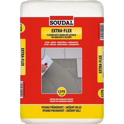 SOUDAL Extra Flex C2TE Mrazuzdorné cementové lepidlo 25 kg