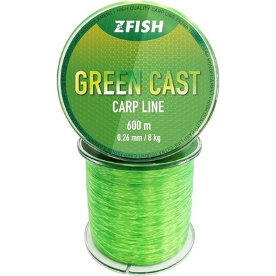 Zfish Green Cast Carp Line 600 m 0,26 mm