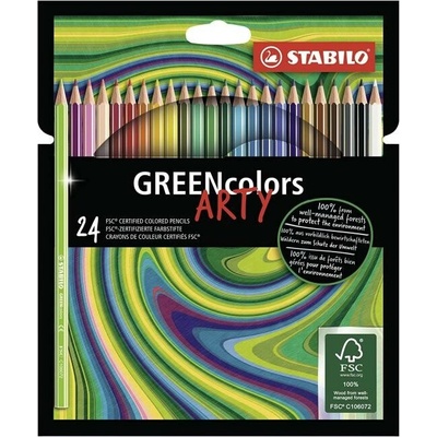 Stabilo Greencolors farbičky 24ks Arty 6019 24 1 20