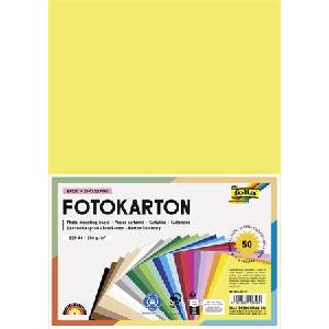 FOLIA Декоративен картон, 2 страници, A4, 300 g, 25x2 листа, FOLIA, смесени цветове 614/5099 (614/5099)