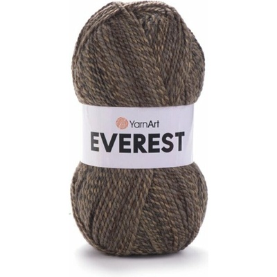 Yarn Art příze Everest 7028 variace hnědé