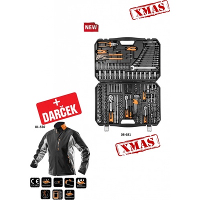 NEO 1/4", 3/8", 1/2", 233ks 08-681 Gola sada