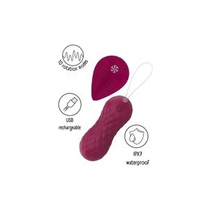 Lola Games Вагинални вибриращи топчета с дистанционно управление Take it Easy Dea Wine Red (P26786)