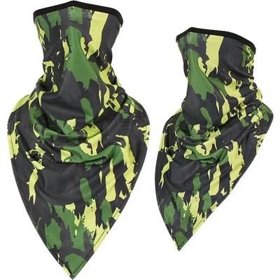Hoodstyle Бандана маска с уши в зелен камуфлаж HoodStyle BandanaBNZ-282 - Камуфлаж, размер