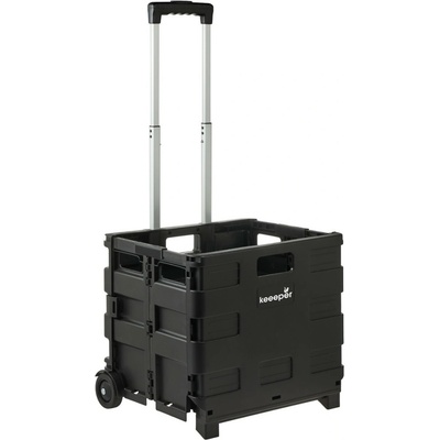 Keeeper Skladací nákupný vozík Olli 65 l Black, 65 l