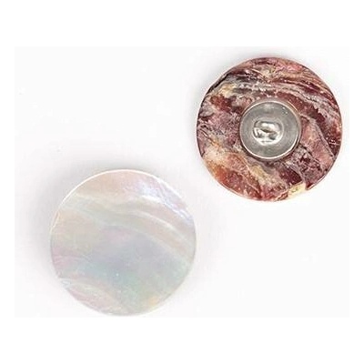 Drops Kulatý knoflík vypouklý Ø 20 mm perleťový s poutkem