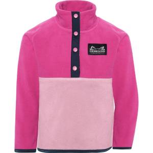 Didriksons Детски поларен пуловер Didriksons Kid's Monte Half Button Fleece jumper - Cactus Pink - размер 100 (704-6249-0213)