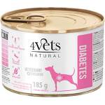 4Vets NATURAL Veterinary Exclusive DIABETES 185 г