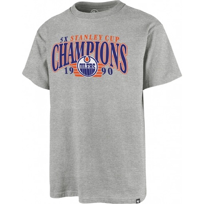 47 Brand pánske tričko Edmonton Oilers Stanley Cup Backer ´47 ECHO Tee