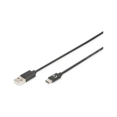 Digitus AK-300154-010-S USB C na A, 3A, 480 MB, verze 2.0, 1m