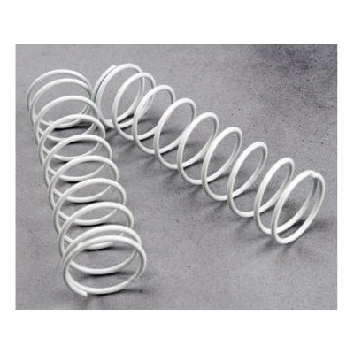 Traxxas пружина заден амортисьор бяла (2)