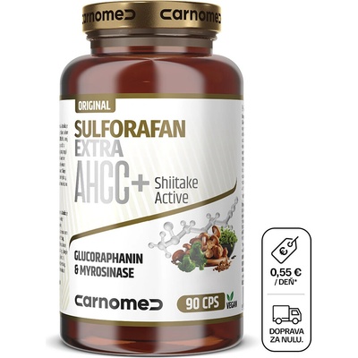 CarnoMed Sulforafan EXTRA AHCC+ 90 kapsúl