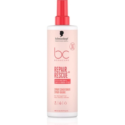 Schwarzkopf BC Bonacure Repair Rescue+ балсам без отмиване за увредена коса в спрей 400ml
