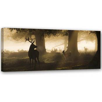 Gario Obraz na plátně Jelen v mlze Rozměry: 90 x 30 cm